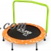 Pure Fun Foldable Kids 36-Inch Trampoline, with Handrail, Orange   568319917